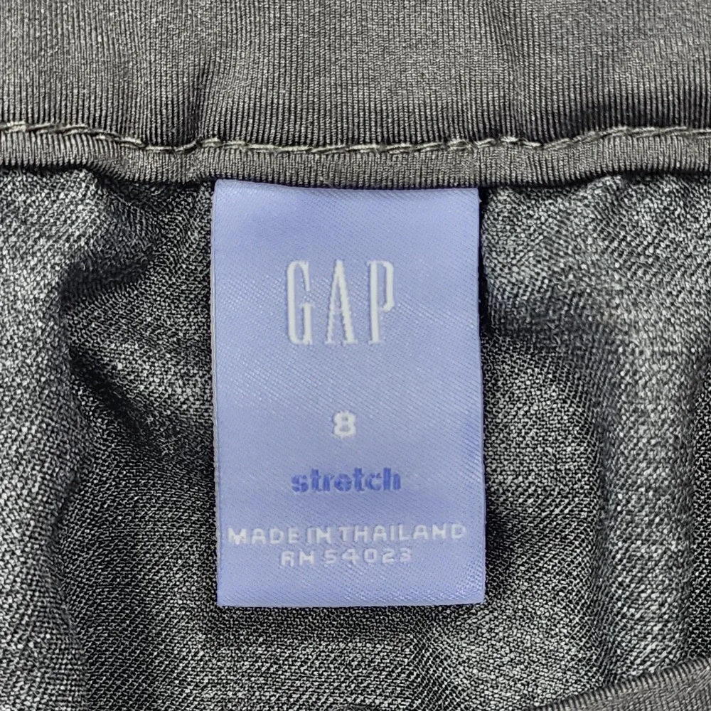 Vintage Gap Maternity Skirt Womens 8 Black Denim A-Line Casual Stretch‎ Preppy